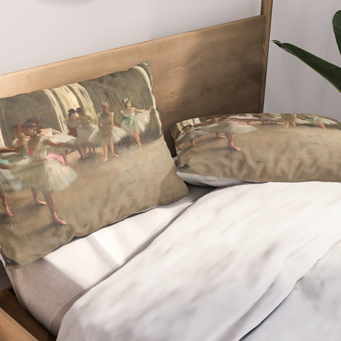 Edgar Degas "Ballet examination" Pillow Sham Gallery Image 2