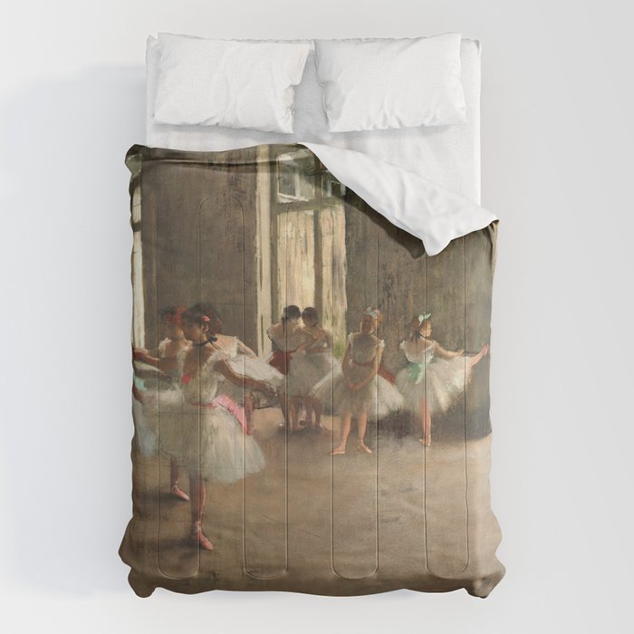 Edgar Degas "Ballet examination" Comforter Gallery Image 6