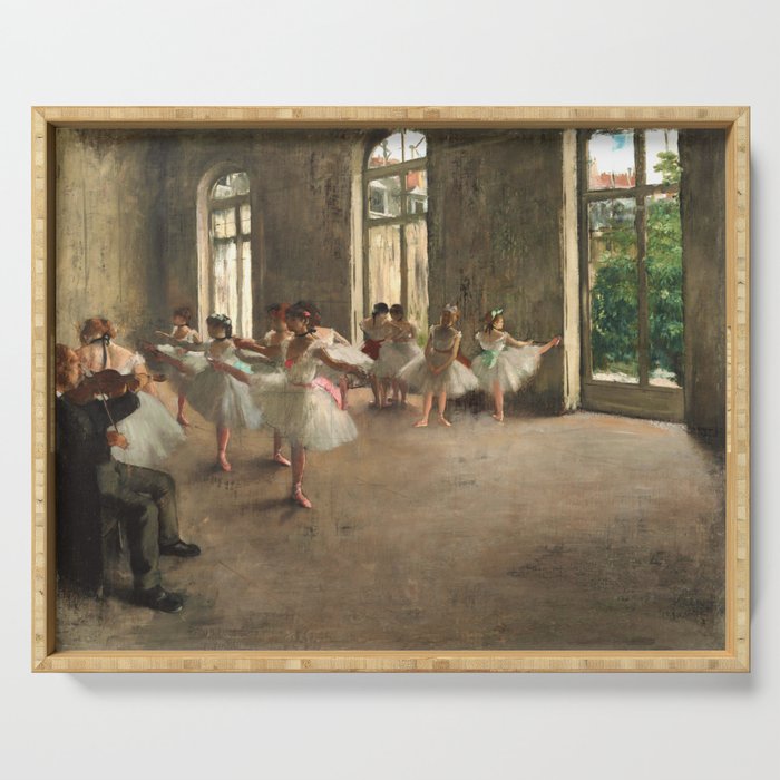 Edgar Degas "Ballet examination" Serving Tray Gallery Image 1