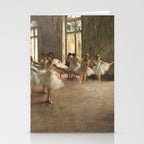 Edgar Degas "Ballet examination" Stationery Card Gallery Image 2