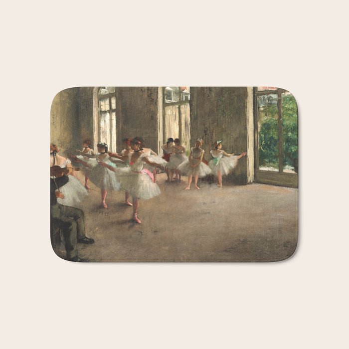 Edgar Degas "Ballet examination" Bath Mat Gallery Image 1