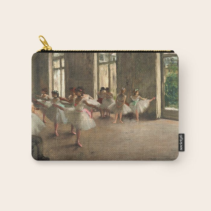 Edgar Degas "Ballet examination" Carry All Pouch Gallery Image 1