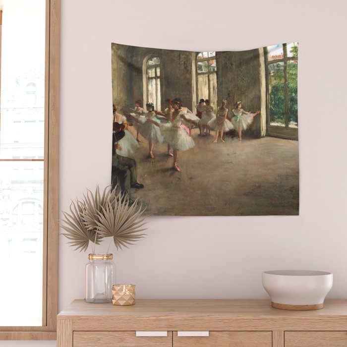 Edgar Degas "Ballet examination" Wall Tapestry Gallery Image 2