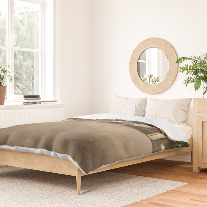 Edgar Degas "Ballet examination" Duvet Cover Gallery Image 2