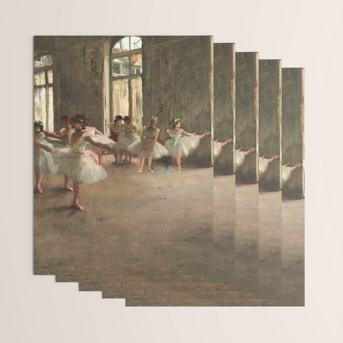 Edgar Degas "Ballet examination" Wrapping Paper Gallery Image 3