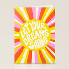 Let Your Dreams Shine Sun - Motivational Happy Quote Stationery Card Gallery Image 2