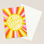Let Your Dreams Shine Sun - Motivational Happy Quote Stationery Card Gallery Image 2