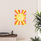 Let Your Dreams Shine Sun - Motivational Happy Quote Poster Gallery Image 2