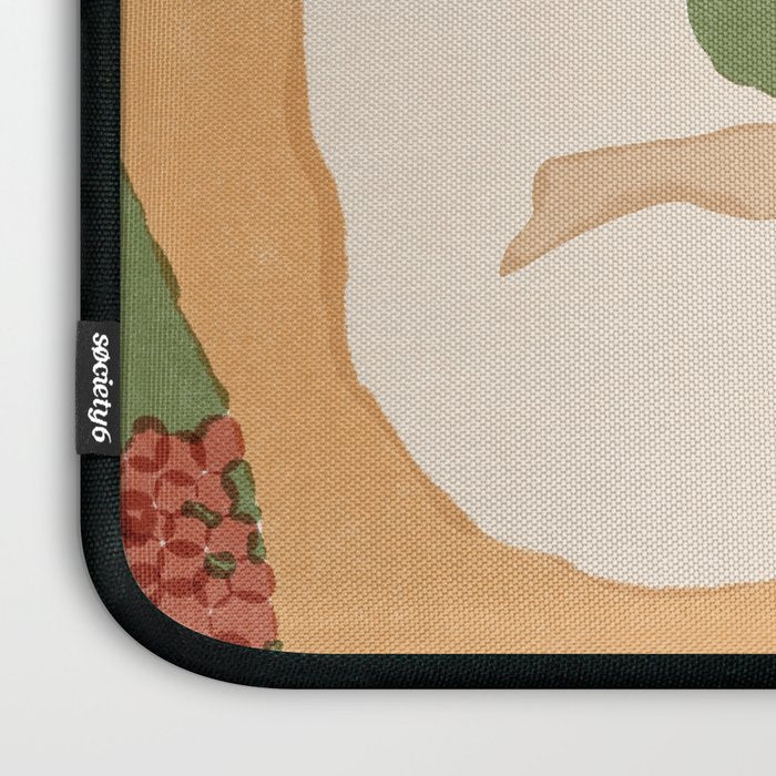 Lady and her dog Laptop Sleeve Gallery Image 3