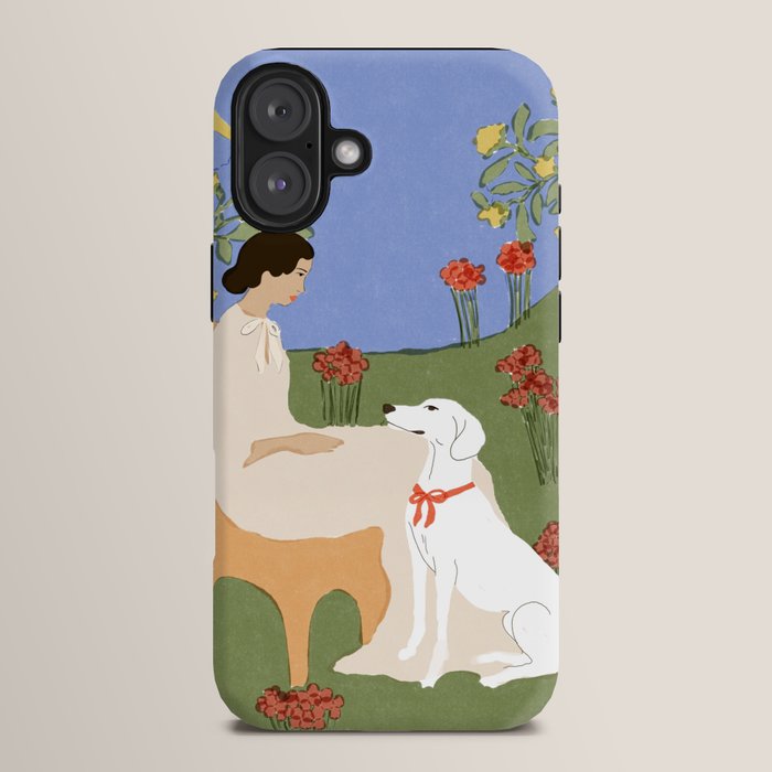 Lady and her dog iPhone Case Gallery Image 14