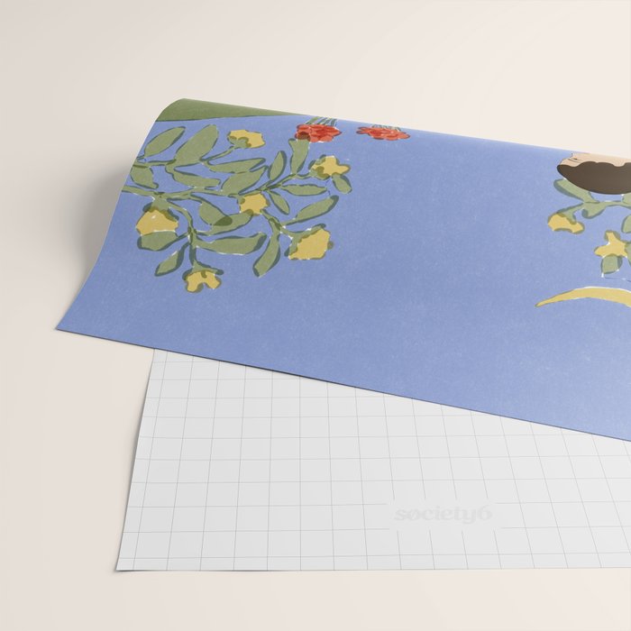 Lady and her dog Wrapping Paper Gallery Image 2