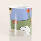 Lady and her dog Coffee Mug Gallery Image 4