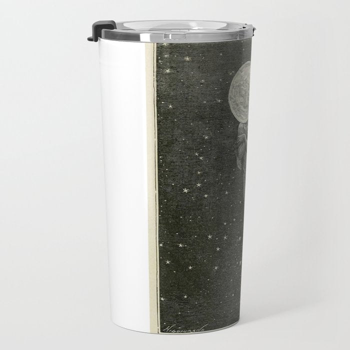 Antique Moon Woman Travel Mug Gallery Image 3