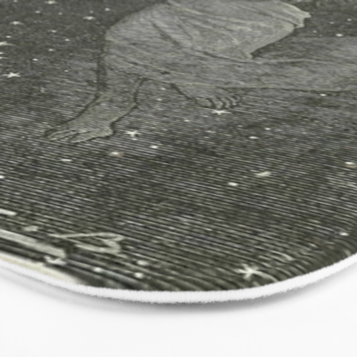 Antique Moon Woman Bath Mat Gallery Image 3