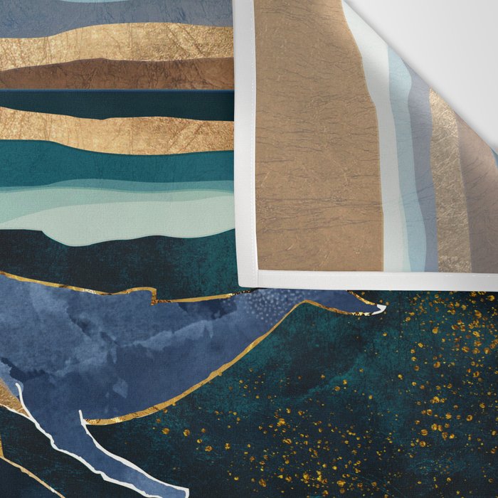 Moonlit Whales Wall Tapestry Gallery Image 3