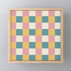 Checkered Multicolor Pattern XXIX Beachy Summer Mini Art Print Gallery Image 1