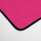 Bright Fluorescent Pink Neon Desk Mat Gallery Image 4