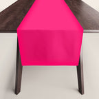 Bright Fluorescent Pink Neon Table Runner Gallery Image 1