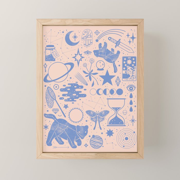 Collecting the Stars Mini Art Print Gallery Image 1