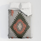 New Mexico Southwest Santa Fe Tribal Indian Pattern Duvet Cover Gallery Image 6