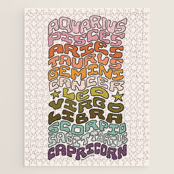 Zodiac Sign List Jigsaw Puzzle Gallery Image 1