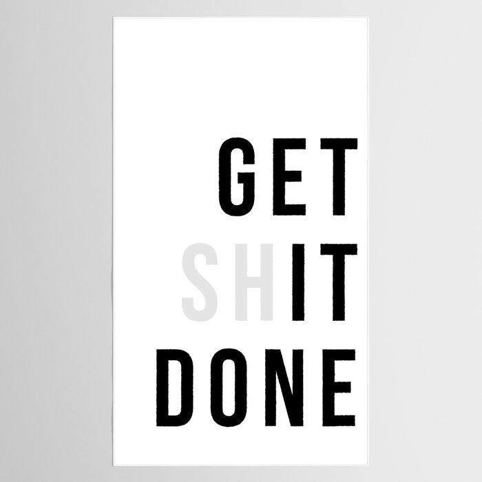 Get Sh(it) Done // Get Shit Done Tablecloth Gallery Image 2