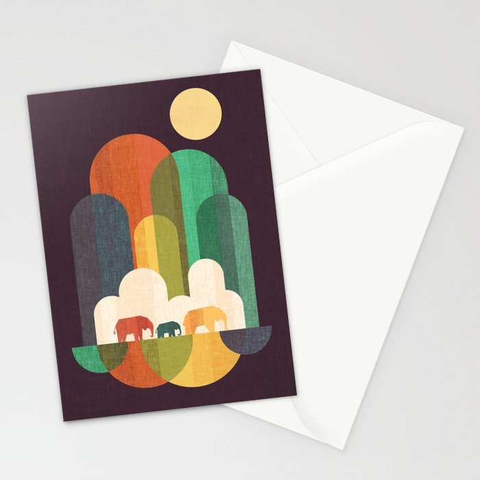 Elephant walk Stationery Card Gallery Image 2