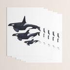 Orca (Orcinus orca) Wrapping Paper Gallery Image 3