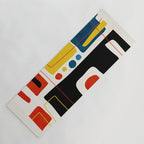 Colorful Bold Abstract Modern Artwork H02 Yoga Mat Gallery Image 1