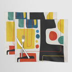 Colorful Bold Abstract Modern Artwork H02 Placemat Gallery Image 1