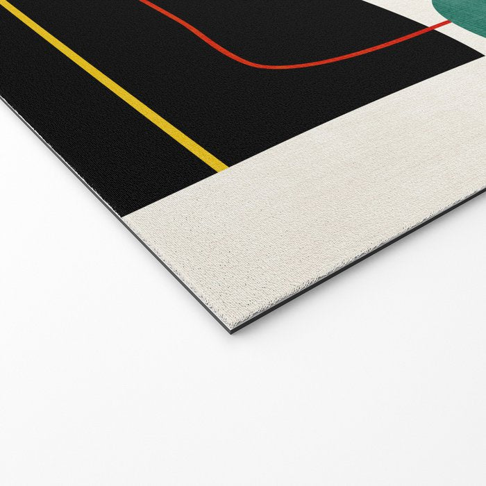 Colorful Bold Abstract Modern Artwork H02 Welcome Mat Gallery Image 2