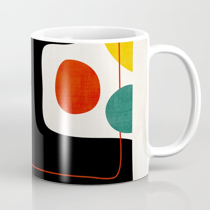Colorful Bold Abstract Modern Artwork H02 Coffee Mug Gallery Image 1