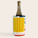 Colorful Bold Abstract Modern Artwork H02 Wine Chiller Gallery Image 2