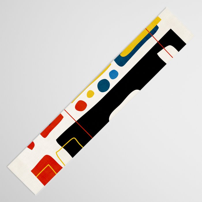 Colorful Bold Abstract Modern Artwork H02 Table Runner Gallery Image 3