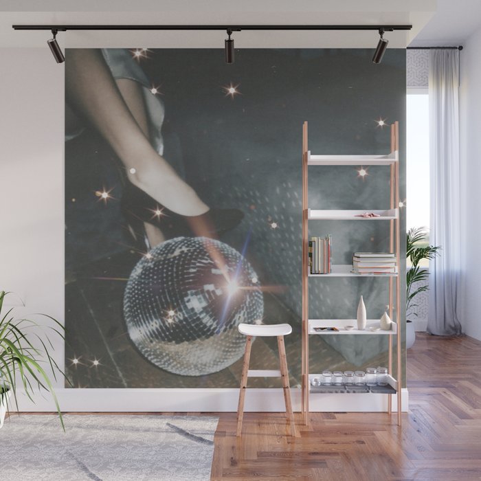 Disco Night Wall Mural Gallery Image 1