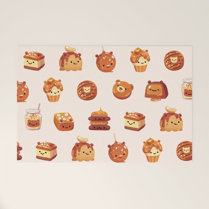 Salted caramel bear Welcome Mat Gallery Image 1