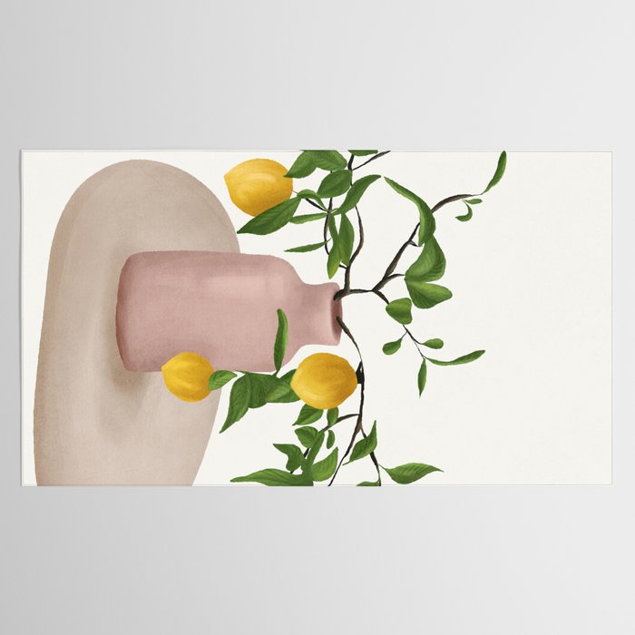 Lemon Branches Tablecloth Gallery Image 2