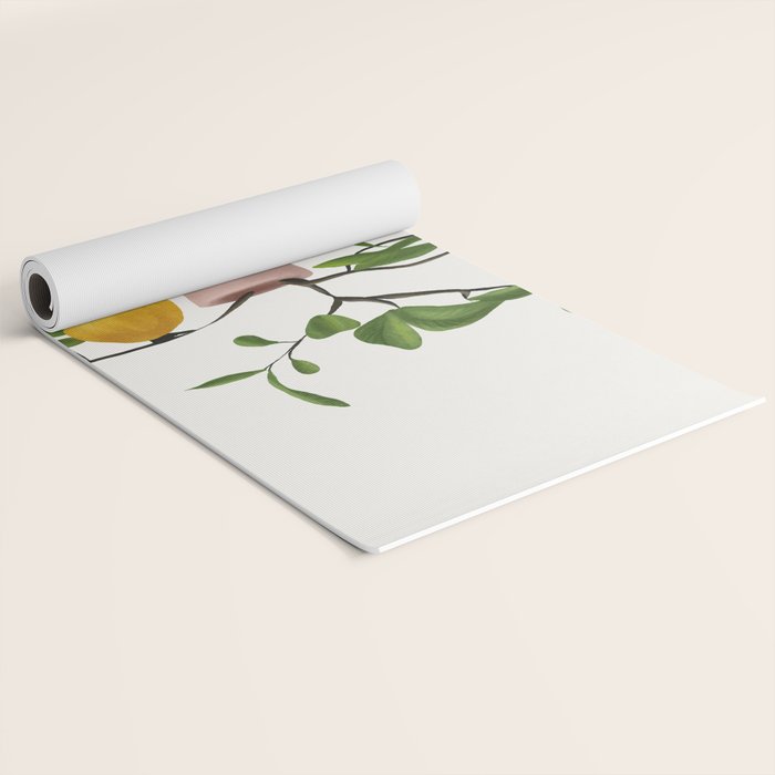 Lemon Branches Yoga Mat Gallery Image 2