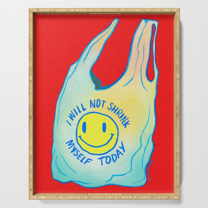I'm a Plastic Bag Serving Tray Gallery Image 1