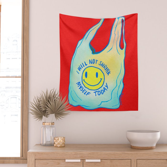 I'm a Plastic Bag Wall Tapestry Gallery Image 2