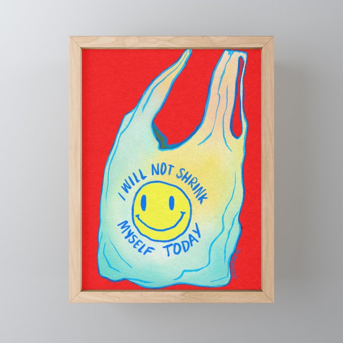 I'm a Plastic Bag Mini Art Print Gallery Image 1