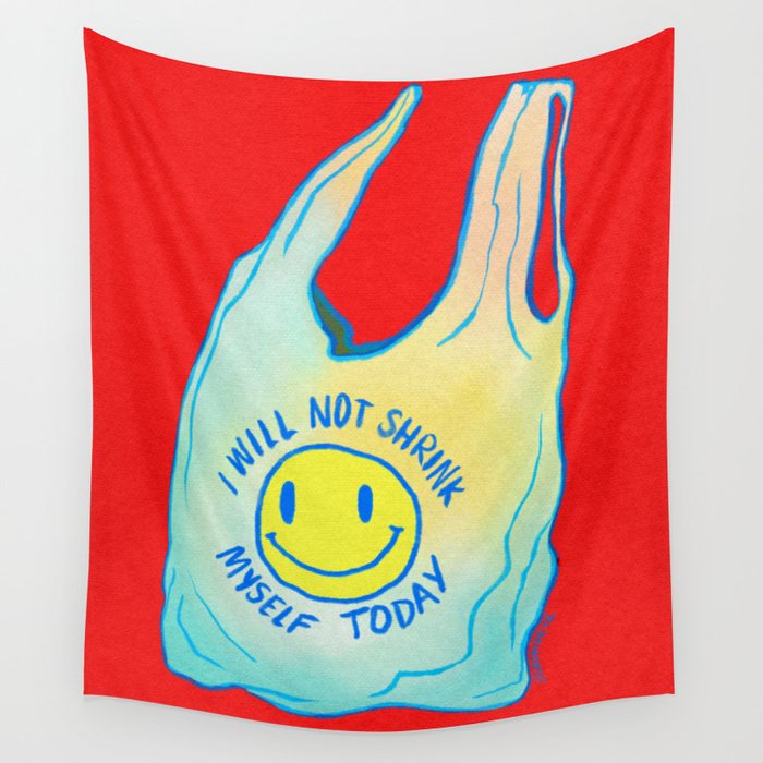 I'm a Plastic Bag Wall Tapestry Gallery Image 1