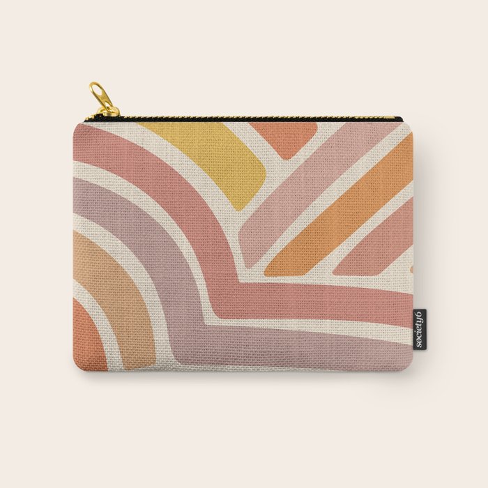 Abstract Stripes IV Carry All Pouch Gallery Image 1