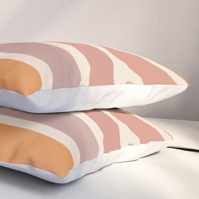 Abstract Stripes IV Pillow Sham Gallery Image 3