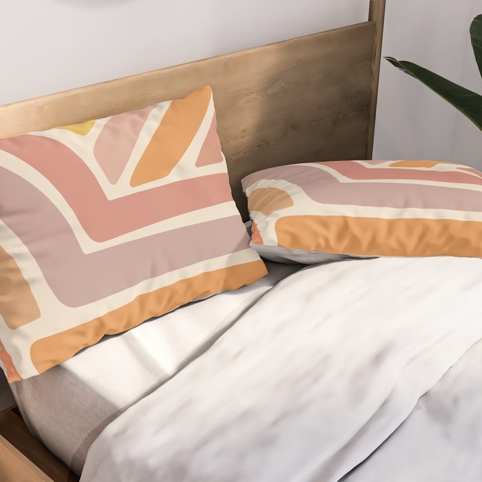 Abstract Stripes IV Pillow Sham Gallery Image 2