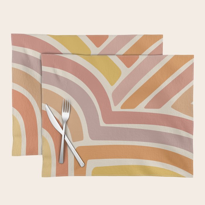 Abstract Stripes IV Placemat Gallery Image 1