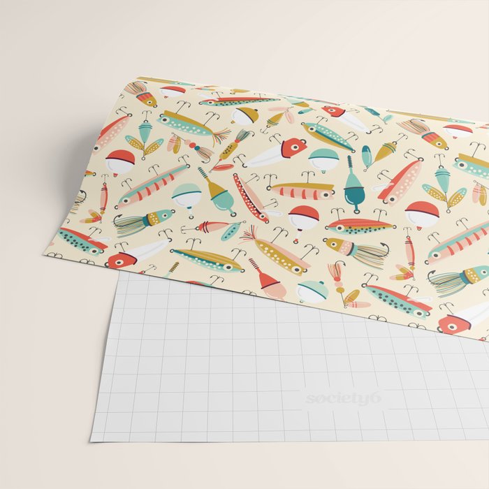 Fishing Lures Wrapping Paper Gallery Image 2