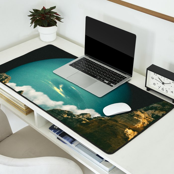 Space Beach Desk Mat Gallery Image 2