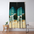 Space Beach Window Curtain Gallery Image 5