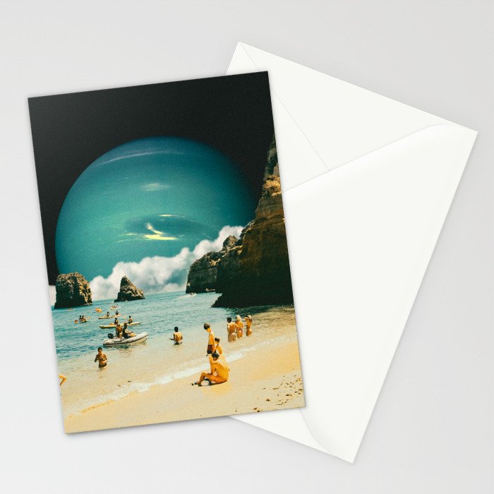 Space Beach Stationery Card Gallery Image 2